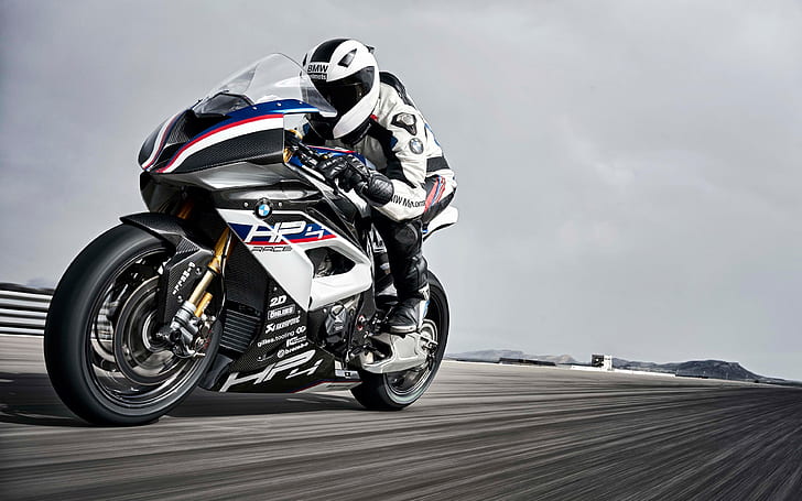 BMW HP4 Race, motorcycle, HD wallpaper