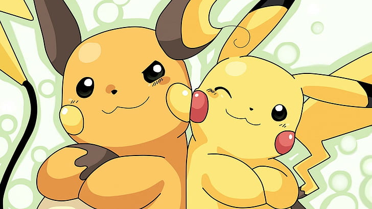 Pokemon Pikachu illustration, Pokémon, vector, animal, cartoon, HD wallpaper