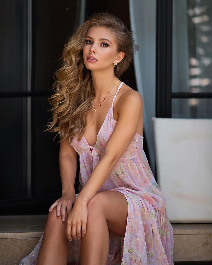 Alexa Breit, Ashar, model, women, HD wallpaper