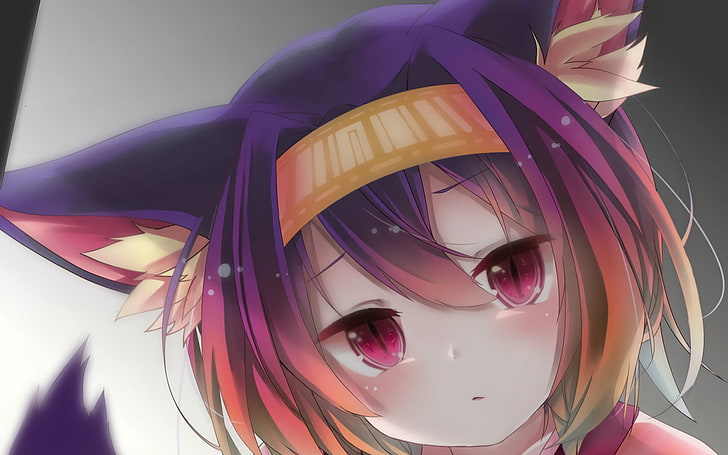 Anime, No Game No Life, Izuna Hatsuse, close-up, multi colored, HD wallpaper