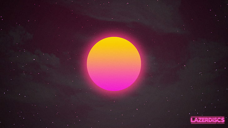 The sun, Music, Neon, Star, Background, Electronic, Synthpop