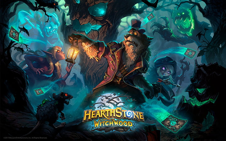 Hd Wallpaper The Witchwood Hearthstone Hearthstone Heroes Of Warcraft Wallpaper Flare