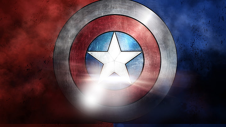 HD wallpaper: Marvel, Captain America, American, Shield | Wallpaper Flare