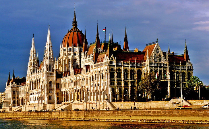 building, Budapest, Hungary, Hungarian Parliament Building, HD wallpaper
