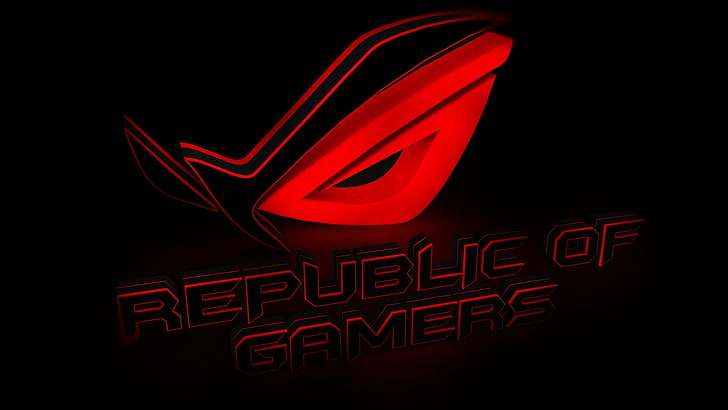 HD wallpaper: red and black computer tower, ASUS, PC gaming, technology ...
