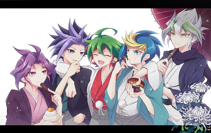 (yu-gi-oh!, 2018, arc-v, arc-v), difference, fanart, from, happy, HD wallpaper