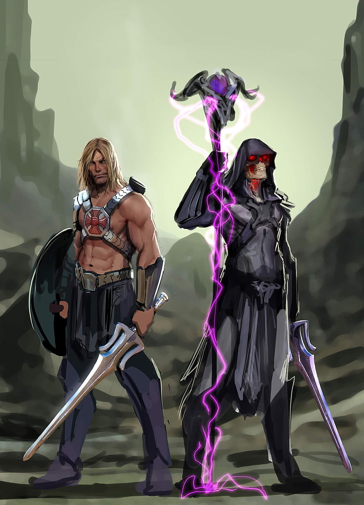 HD wallpaper: Nebezial, He-Man, Skeletor, He-Man and the Masters of the  Universe | Wallpaper Flare