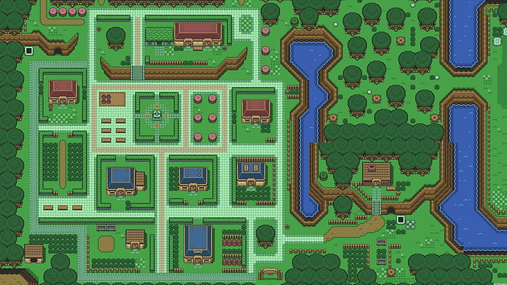 The Legend of Zelda map, nintendo game, games, 1920x1080, a link to the past