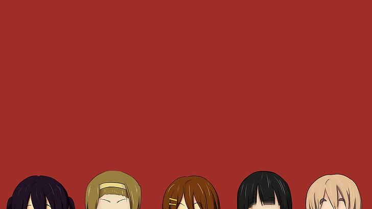 K-ON!, Hirasawa Yui, Akiyama Mio, Nakano Azusa, Kotobuki Tsumugi, HD wallpaper