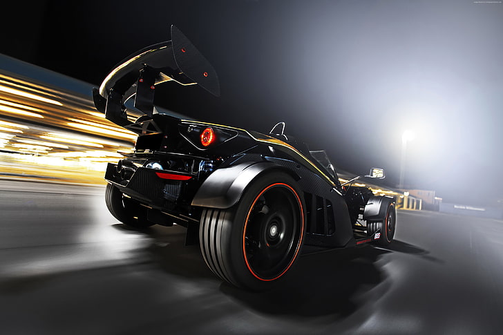 KTM X-Bow, black, GT Dubai, Wimmer RS, sport car