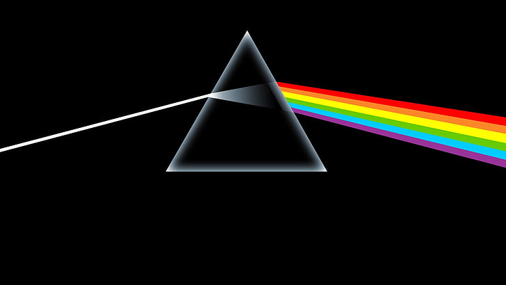 The Dark Side of the Moon by Pink Floyd wallpaper, prism, album covers HD wallpaper
