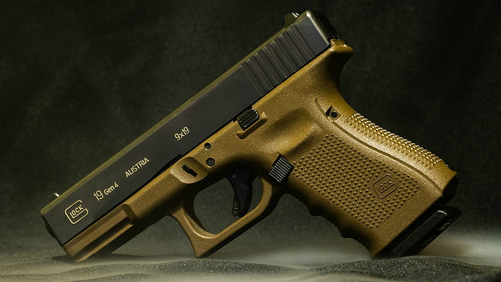 HD wallpaper: Glock, pistol, 9 mm, Glock 19, gun | Wallpaper Flare