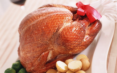 HD wallpaper: roasted chicken, turkey brine recipe ...