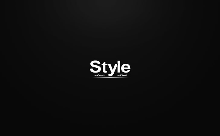 style text, typography, minimalism, black, logo, Arial, black background, HD wallpaper
