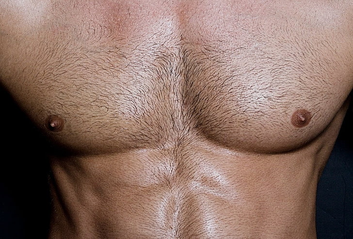 men, closeup, human body part, one person, chest, adult, midsection, HD wallpaper