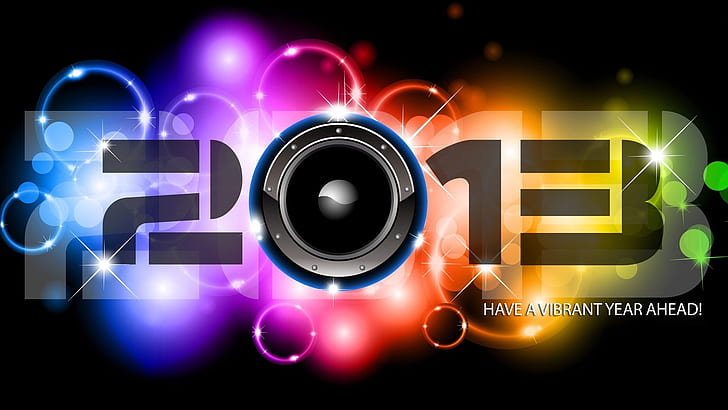 2013 Happy New Year, HD wallpaper