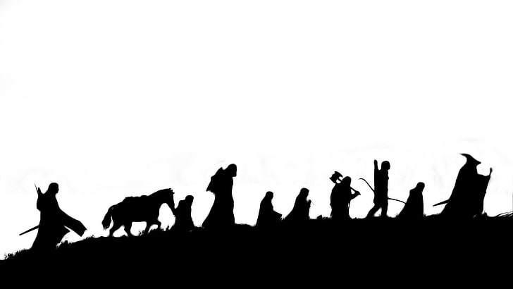 movies, minimalism, The Lord of the Rings: The Fellowship of the Ring, HD wallpaper