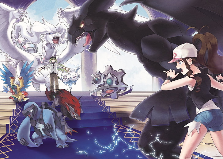 HD wallpaper: Pokémon, Pokemon: Black and White, Archeops (Pokémon), Hilda ( Pokémon) | Wallpaper Flare