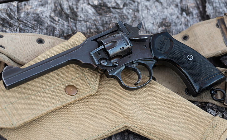 weapons, revolver, 1944, Webley, Mark IV