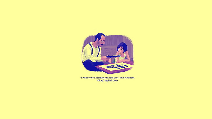 man sitting beside girl illustration, cartoon, text, communication, HD wallpaper