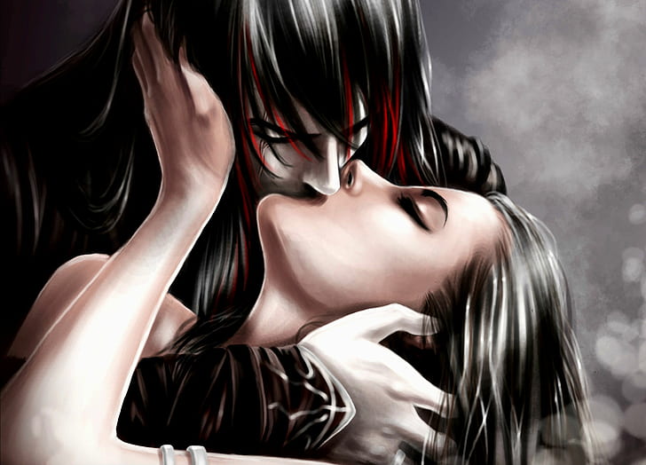Hd Wallpaper Art Boy Dark Fantasy Girl Gothic Horror Love