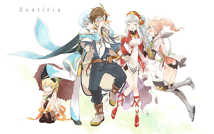 Tales Of, Tales of Zestiria the X, white background, representation