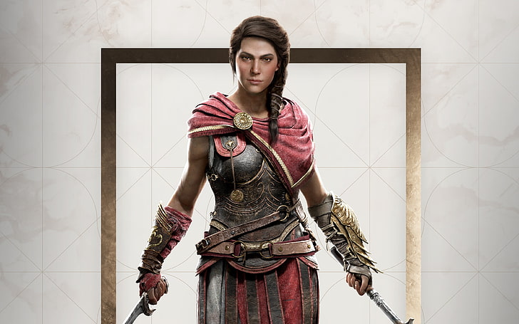 Kassandra in Assassin's Creed Odyssey 4K, HD wallpaper