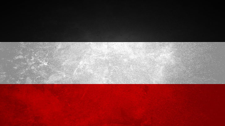 rectangular red and black wooden table, flag, German Empire, backgrounds, HD wallpaper