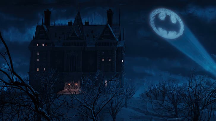 Batman Returns, movies, film stills, Bat signal, Batman logo, HD wallpaper