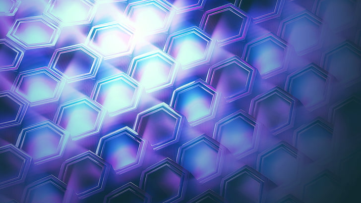 abstract, hexagon, pattern, backgrounds, full frame, shape