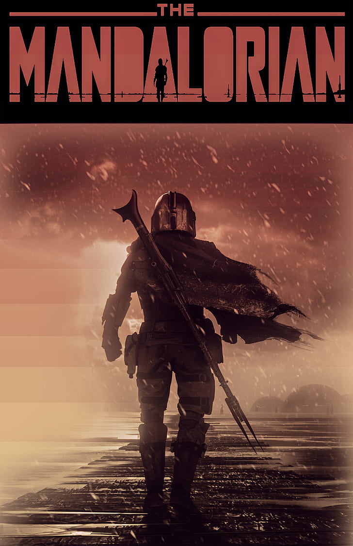 The Mandalorian, double exposure, poster