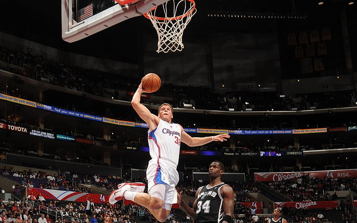 Basketball NBA, blake griffin, clippers, dunk