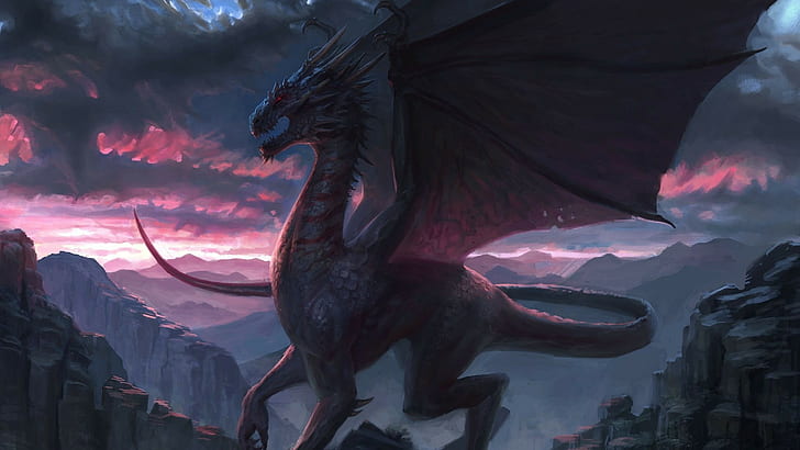 dragon, fantasy art, artwork