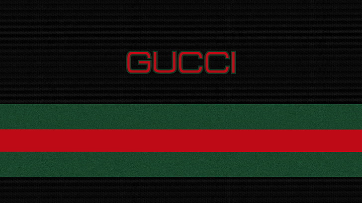 HD wallpaper: red Gucci logo