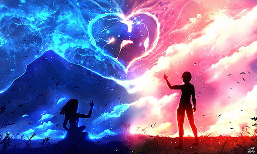 Anime Boy And Girl Wallpaper Download  MobCup