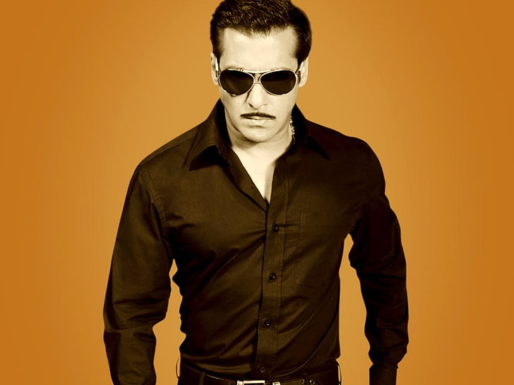 HD wallpaper: Salman khan In Black Shirt, men's black dress shirt, Male  Celebrities | Wallpaper Flare