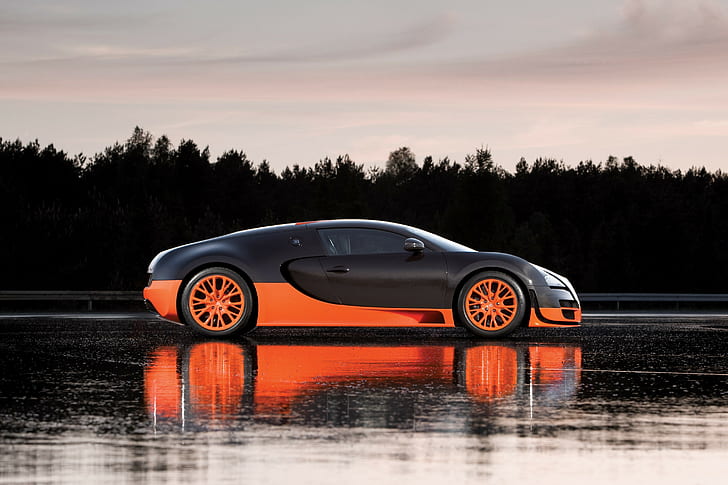 car, Bugatti, Bugatti Veyron Super Sport, HD wallpaper