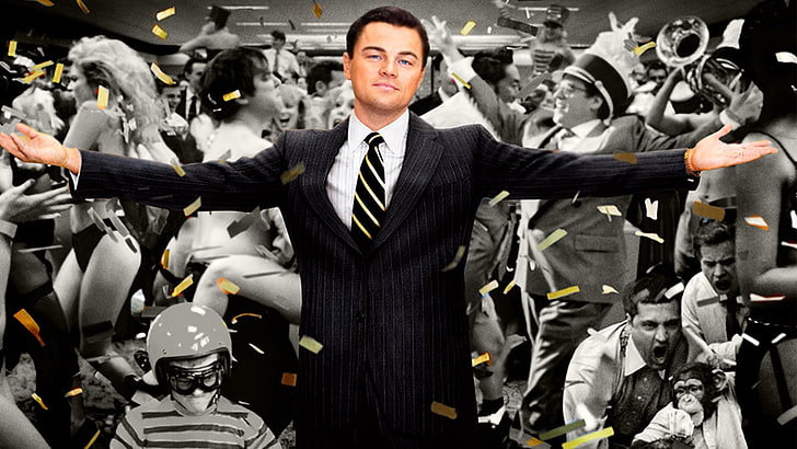 The Wolf of Wall Street with money in hand Wallpaper ID4665