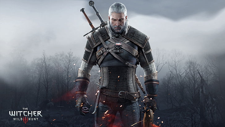 The Witcher wallpaper, Geralt of Rivia, The Witcher 3: Wild Hunt, HD wallpaper
