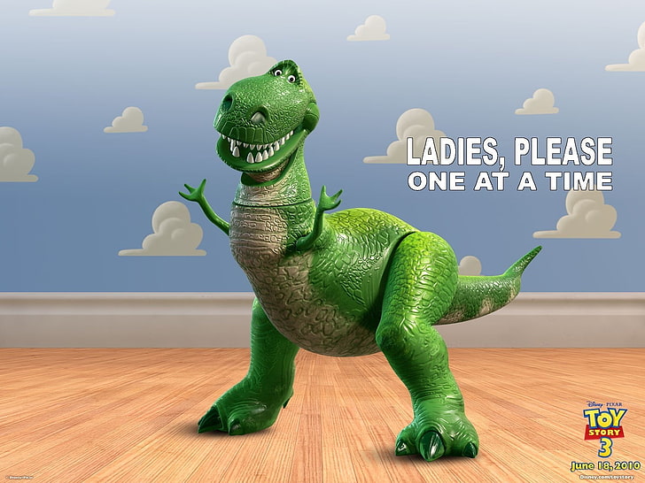 Toy Story, Toy Story 3, Rex (Toy Story), HD wallpaper