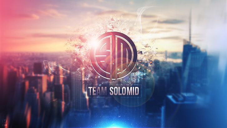 Team Solomid, League of Legends, e-sports, communication, sky, HD wallpaper