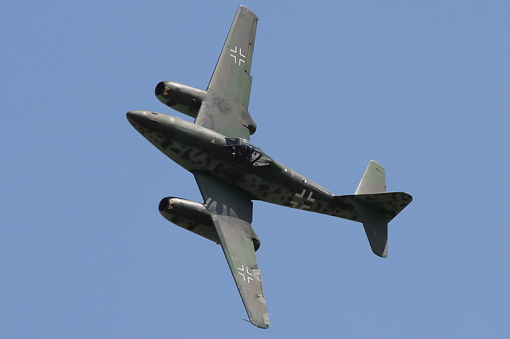 gray air fighter plane, the sky, war, flight, bomber, jet, world, HD wallpaper