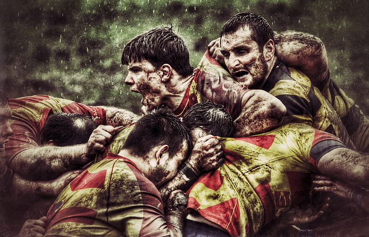 sport, fight, Rugby, HD wallpaper