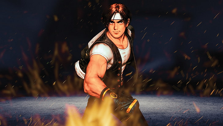 King of Fighters, Kyo Kusanagi, one person, adult, young adult