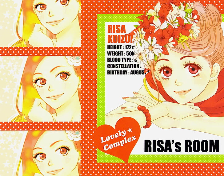 Anime, Lovely Complex, Risa Koizumi, HD wallpaper