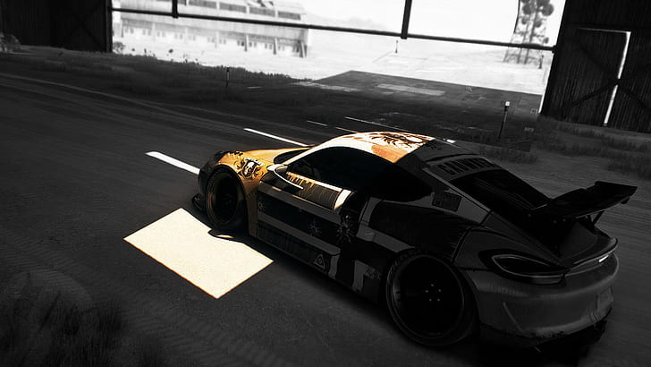 Need for Speed, Porsche Cayman GT4, car, Japanese cars, race cars, HD wallpaper