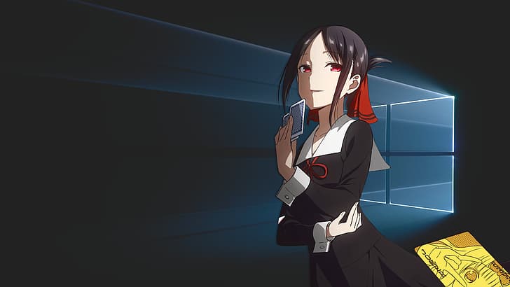anime, Kaguya-Sama: Love is War, Kaguya Shinomiya, Windows 10 HD wallpaper