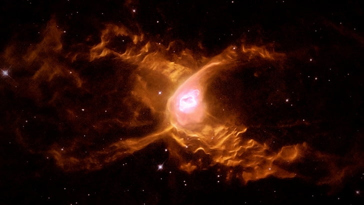solar flare, Red Spider Nebula, space, NASA, Hubble, stars, universe, HD wallpaper