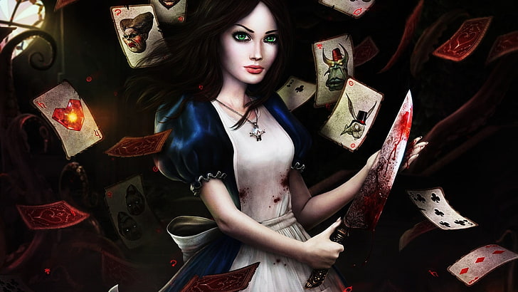 video games, Alice in Wonderland, Alice: Madness Returns, young adult, HD wallpaper