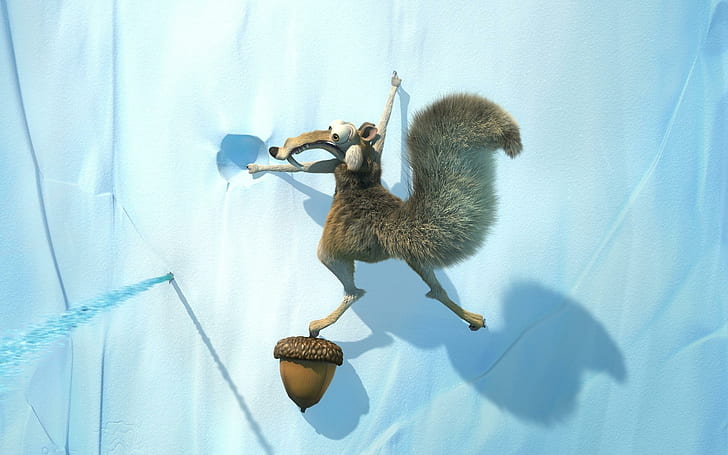 Scrat - Ice Age, ice age cartoon character, cartoons, 2560x1600, HD wallpaper